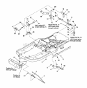 Mower Lift Group (42 Deck) Diagram and Parts List for CSC2142 7800393 Snapper Lawn Tractor