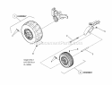 Wheel  Tire Group Diagram and Parts List for SC26520 7800630 Snapper Lawn Tractor