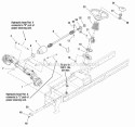Steering  Front Axle Group Diagram and Parts List for ESGT27540D 2690633 Snapper Lawn Tractor