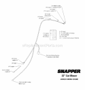Wiring Harness Diagram and Parts List for SGV13320KW  Snapper Lawn Mower