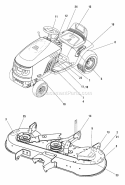 Part Location Diagram of 7102391 Snapper Decal, Deck Level, Eng/Fc