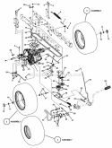 Part Location Diagram of 7101569 Snapper Wheel & Tire Assembly, 22 X 9.5-12