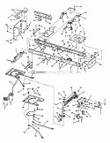 Main Frame Group Diagram and Parts List for SLT24520FC 7800318 Snapper Lawn Tractor