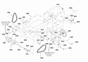 Traction Drive Group Diagram and Parts List for SNL924R  Snapper Snow Blower