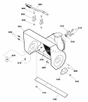 Auger Housing Group Diagram and Parts List for SNM924E  Snapper Snow Blower