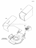 Bag  Mulch Group Diagram and Parts List for SP19550EX  Snapper Lawn Mower