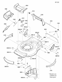 Housing Assembly Group 19 Slsd Diagram and Parts List for SP19550EX  Snapper Lawn Mower