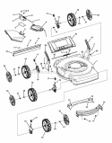 Deck Assembly (Push) Diagram and Parts List for NS22675 7800607 Snapper Lawn Mower