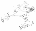 Drive Group Diagram and Parts List for SP70  Snapper Lawn Mower