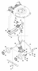 Part Location Diagram of 703374 Murray V-BELT