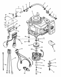 Part Location Diagram of 7074953 Snapper Adapter, Oil Drain