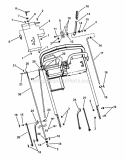 Loop Handle  Controls (Shift Lever) Diagram and Parts List for SPEL150KH  Snapper Lawn Mower