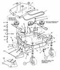 Part Location Diagram of 7075564YP Briggs and Stratton Decal deck 36 silv