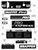 Part Location Diagram of 7036481YP Snapper Decal, Snapper Pro