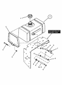 Fuel Tank Assembly Diagram and Parts List for SPLH153KW 7082435 Snapper Lawn Mower
