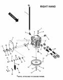 Part Location Diagram of 7011223YP Murray PUMP HYDRAULIC RH