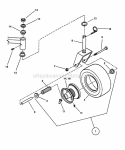 Caster Wheel  Tire Assembly Diagram and Parts List for SPLH153KW 7082435 Snapper Lawn Mower