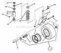 Caster Wheel  Tire Assembly Diagram and Parts List for SPLH140KWE 84276 Snapper Lawn Mower