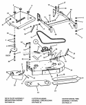 Part Location Diagram of 7044664 Snapper Weldment, Deck, Adjustable Height