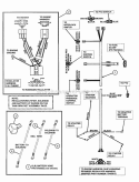 Electrical Wiring- Loop Handle (Electric Start) Diagram and Parts List for SPLH141KWE 84396 Snapper Lawn Mower