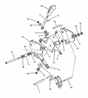 Tracking Control Assembly Diagram and Parts List for SPLH141KW 84394 Snapper Lawn Mower