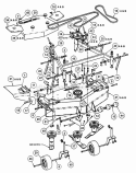 Part Location Diagram of 7041812YP Briggs and Stratton Weld frame 52