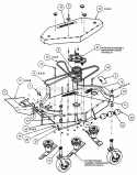 Part Location Diagram of 7054027 Snapper Assembly, Deck 52"