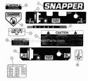 Part Location Diagram of 7029306 Snapper Decal, Console
