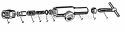 Pressure Relief Valve Diagram and Parts List for SPS322T  Snapper Sprayer
