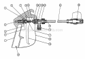 Wand Diagram and Parts List for SPS322T  Snapper Sprayer
