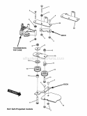 Rear Deck Brackets  Idler Arm Diagram and Parts List for SPV211E 7800170 Snapper Lawn Mower