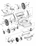Part Location Diagram of 7300400D Snapper Deck, 22 Walk, 3-N-1