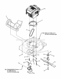 Engine  Blade Assembly Diagram and Parts List for SPV22675HW 7800190 Snapper Lawn Mower