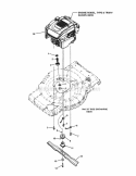 Engine Group Diagram and Parts List for SPV22725HW 7800831 Snapper Lawn Mower