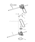 Transmission Diagram and Parts List for ESPV21675 7800253 Snapper Lawn Mower