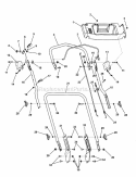 Part Location Diagram of 7101068YP Murray PANEL UPPER HANDLES