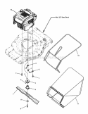 Engine Blade  Grass Bag Group Diagram and Parts List for NSPXV2270E  Snapper Lawn Mower