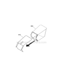Grass Catcher Diagram and Parts List for SPXV22725  Snapper Lawn Mower