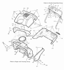 Body Covering Group Diagram and Parts List for ESS50220E 7800083 Snapper Snow Blower