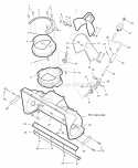 Chute System Group Diagram and Parts List for SS5220E 1695470 Snapper Snow Blower