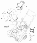 Chute Group - Manual Diagram and Parts List for SS822E 1695880 Snapper Snow Blower