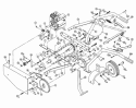 Tiller Assembly Diagram and Parts List for SST5 80521 Snapper Tiller