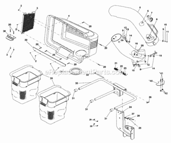 Part Location Diagram of 705704 Murray LATCH, CHUTE