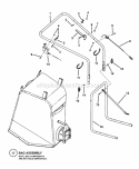 Handles Controls Bag Diagram and Parts List for SV25550HV 7085639 Snapper Leaf Blower / Vacuum