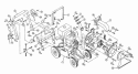 Blower And Handle Section Diagram and Parts List for SVCB258 80629 Snapper Leaf Blower / Vacuum