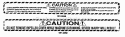 Caution Decals Diagram and Parts List for SVCB258 80629 Snapper Leaf Blower / Vacuum