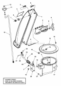 Discharge Chute Assembly Diagram and Parts List for SX5200R  Snapper Snow Blower