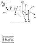 Part Location Diagram of 7073426YP Briggs and Stratton Wire harness 18 hp b