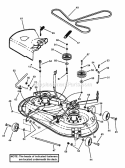 38 Mower Deck Assembly (Part 3) Diagram and Parts List for SZT18386BVE 85680 Snapper Lawn Tractor