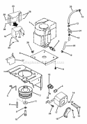 Part Location Diagram of 7040706YP Murray ENGINE PULLEY ASSEMBLY.